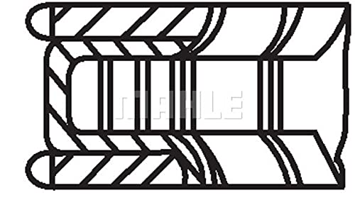 Mahle Original 009 36 N1 Piston Ring Set - View #10