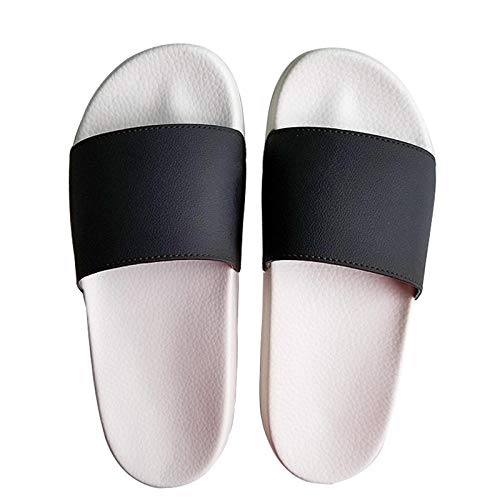 B/H MujeresHombresZapatillasdemasaje,Zapatillas de Masaje para Interiores, Sandalias Antideslizantes para el hogar-Gris_42-62,PiscinaAdultoZapatillasdemasaje