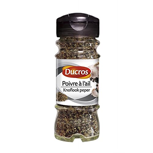 Ducros Duc Poivre à l'Ail 45g lot de 4 flacons pour assaisonnement