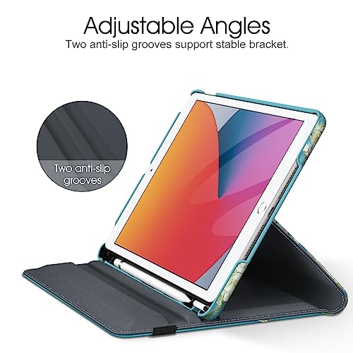 Étui rotatif pour iPad 9e génération coque 10.2 avec veille auto - 7