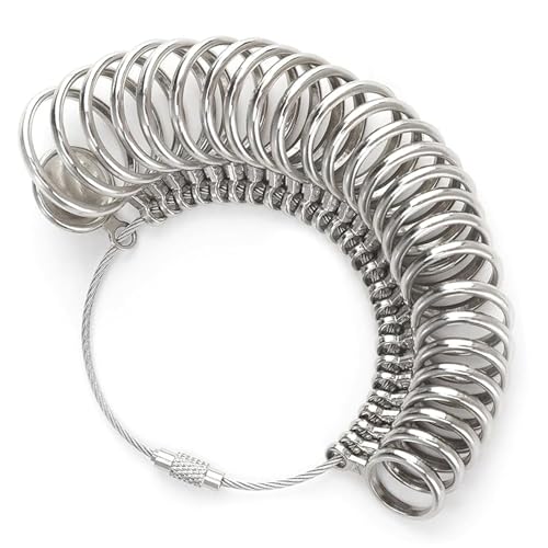 Ring Sizer Ring Measurement Tool Gauge Set for Men and Women Perfect for Wedding and Engagement Rings