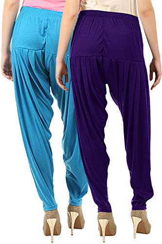 Image of Buy That Trendz Patiala Salwar for Women Relaxed Fit Viscose Patiyala Salwar Harem Bottom Pants