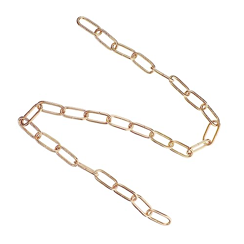 SOLUSTRE Chaîne D'accessoires Légers En Fer 5 1 Mètre, Chaîne De Lustre Pratique Couleur or France, Accessoire Suspendre Pour Lampe De Salon, Résistant à La Chaleur, Réutilisable