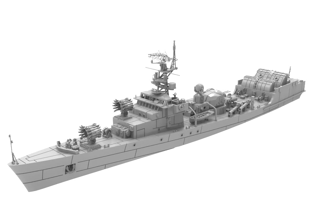 MRY-SFW 1/600 Soviet Project 204 Small Anti Submarine Ship Poti Class Military Model Kit Water Line