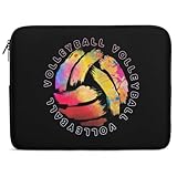 Colorful Ink Volleyball Laptop Sleeve 13/15 Inch Durable Briefcase Cover Shockproof Protective Case Handbags...