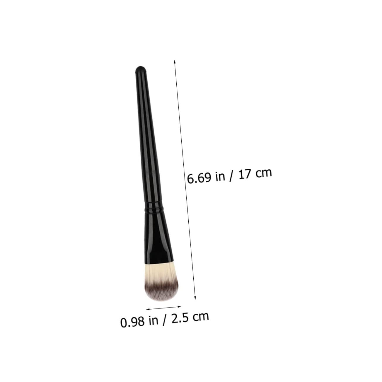 Healeved 2pcs Face Mask Brush Applicator Set Nylon Hair Beauty Tool for Face Mask Mud Clay Essence Comfortable Handle for Women