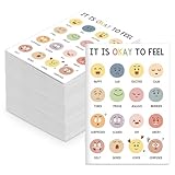 Engrowtic 25 Pcs Motivational Notebooks Bulk Mini Positive Affirmations Journals Mini Composition Notebook Inspirational Mental Health Notepad for Employee School Office Student (Feeling)