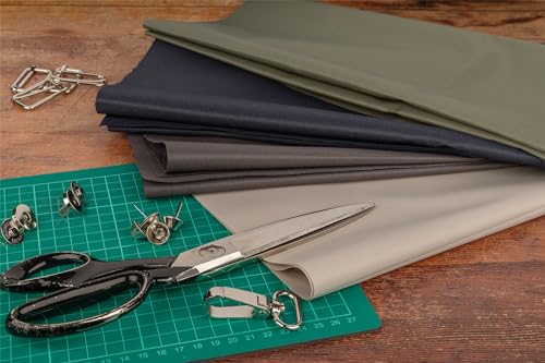 Discount Fabrics LTD - Durable 7 Oz Waterproof Canvas Fabric -150 cm Wide -Thick Material for Tarp, Awning, Gazebo & Outdoor Cover (Kiwi, 5 Metre)