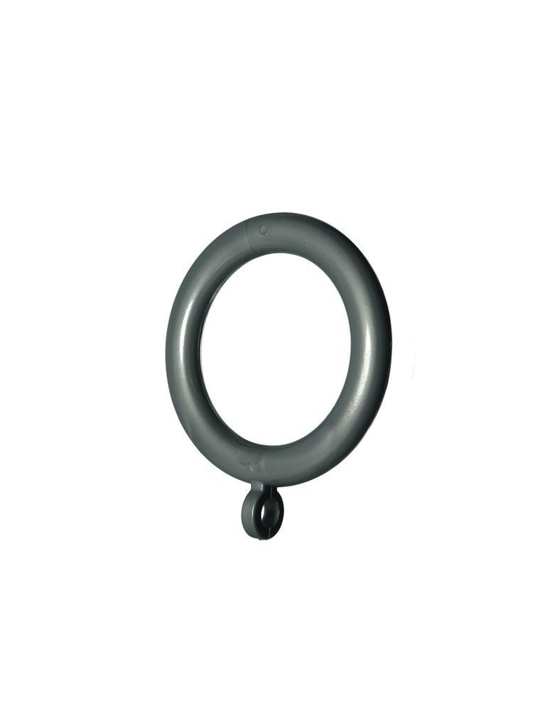 Anillo para cortinas de deslizamiento silencioso Merriway gris pack de 24