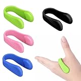 BaZuyunMd Juego de 4 anillos de acupresión para el alivio natural de las migrañas y el estrés, anillos portátiles de presión con batería como ayuda para el trastorno de ansiedad y para reducir el