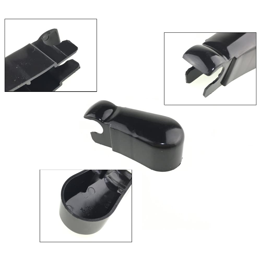 Cache-écrou Pour Bras D'essuie-glace Arrière - Renault Grand Scenic MK3 (2009-2016) - Plastique ABS Noir - Protection Anti-poussière, Anti-corrosion
