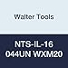 Walter Tools NTS-IL-16 044UN WXM20 Carbide NTS Threading Inserts, Internal Thread, Full Profile, American UN 60 Degree (Pack of 10)
