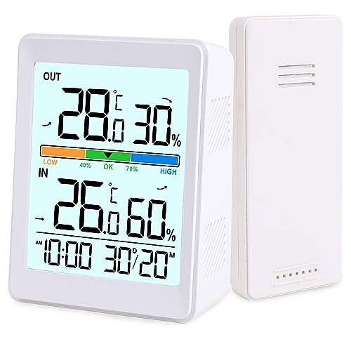 Termometro Digitale LCD Wireless Per Uso Interno Ed Esterno, Mini - Foto 10