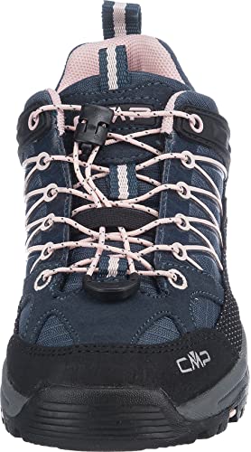 CMP Jungen Rigel Low Trekking Shoe Wp Walking Schuh, Asphalt Rose, 37 EU