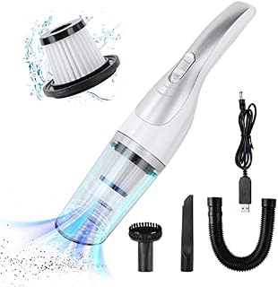 URAQT Handheld Vacuum Cleaner Cordless, 4500pa Portable Car Vac Cleaner, 120W USB Rechargeable Handheld Small Hoover, 3H Fast Charging, Working 35min, Suitable for Home Pet Office Car