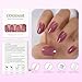 Coolnail Designed False Nail Full Cover Fake Nails Oval Ellipse Shape Short Full Cover Fake Nail Artificial False Nails Manicure Charms