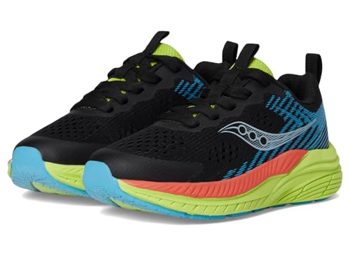 Saucony Unisex Kids Hurricane KDZ (Big Kid) Multi 4.5 Big Kid Medium