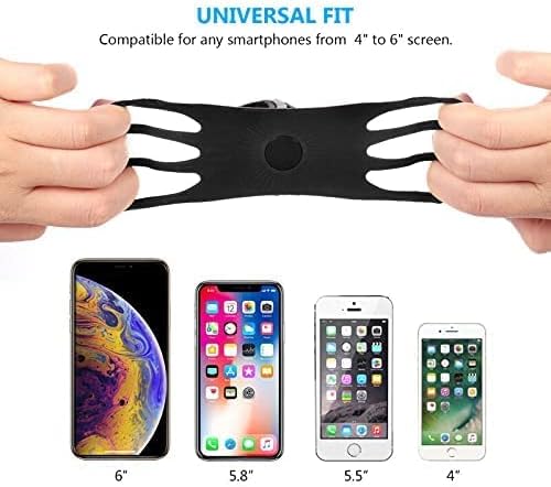 Miniatura 6 de Soporte de teléfono para bicicleta, soporte universal para teléfono para bicicleta, giratorio de 360, manillar de silicona para iPhone, Galaxy,