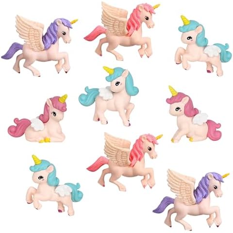SYKYCTCY Unicorn Cake Toppers for Parties Cover