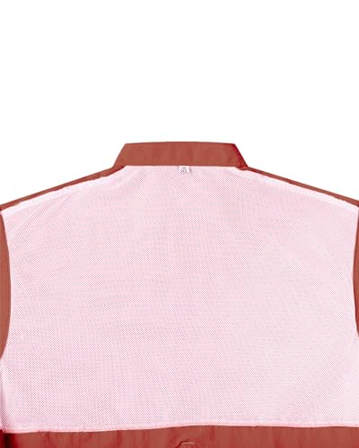 Image of Alimens & Gentle Short Sleeve Fishing Shirt Wicking Fabric Sun Protection Casual Button Down Shirts