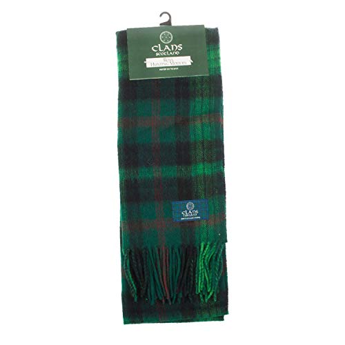 Lambswool Scottish Tartan Clan Scarf Ross Hunting