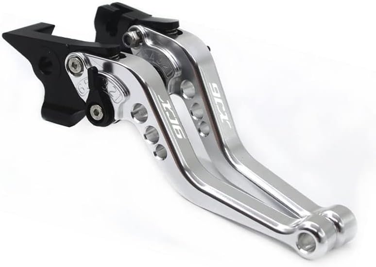 F for Yamaha XJ6 2009-2015 2010 2011 2012 2013 2014 Motorcycle Accessories CNC Short Brake Clutch Levers Y (Color  Silver)