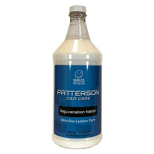 Honest Wash Patterson Car Care - Rejuvenation Nation - Leather Cleaner & Conditioner 32oz Big Value Sized Bottle