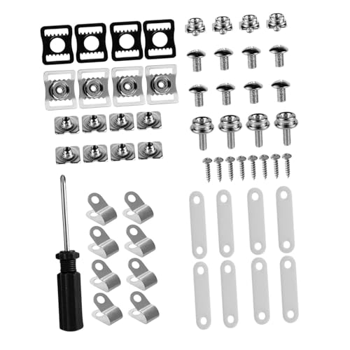 YIJU 57Pcs Hockey Helmet Repair Kit Maintenance Tools Sturdy Replacement Part Football Helmet Hardware Kit for Hockey Baseball