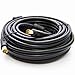 Produktbild Premium X 20m Antennenkabel TV Anschlusskabel HDTV Full HD, 4K Koaxial-Kabel - Vollmetall-Stecker auf IEC-Buchse für digitales Fernsehen und Radio - DVB-T/T2, DVB-C, DVB-S/S2 - Schwarz