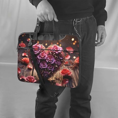 Bolsa para laptop de 13 pulgadas Rose Heart Love miniatura 2