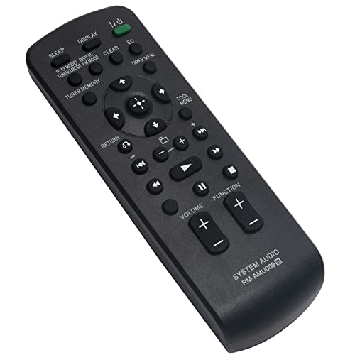 VINABTY RM-AMU009 Reemplazar el Control Remoto Apto para Sony Mini Hi-Fi Component System...