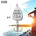 Qmetalart 3PCS Father’s Day Fishing Hook Dad Fishhooks Set Fishing Metal Jigs Spoon Fresh Water Saltwater Fishing Hooks Fisherman Gift Appreciation Present Thank You Gift for Dad Father