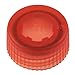 CELLTREAT 230842N Cap Only, Screw Top Micro Tube Cap, O-Ring, Translucent, Orange, Non Sterile, Polypropylene (Pack of 1000)