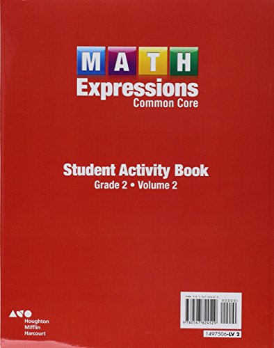 Student Activity Book, Volume 2 (Softcover) Grade 2 (Math Expressions) - Image 2