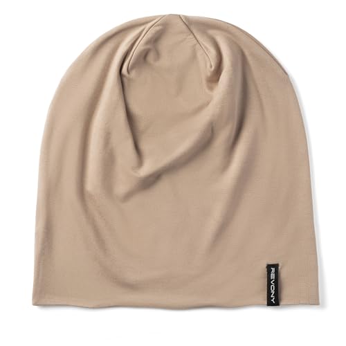 Image of Summer T-Shirt Beanie for Men & Women - Soft Modal - Slouchy Style