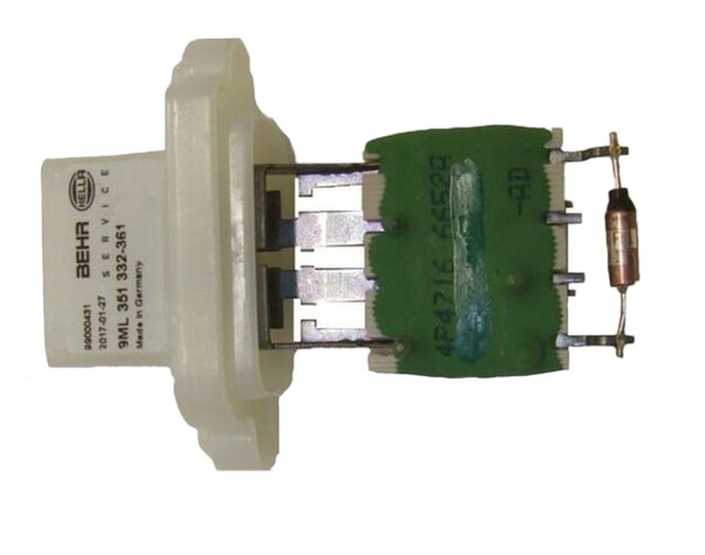 MAHLE Resistenza, Ventilatore abitacolo ABR97000P Compatibile con: FORD C-MAX, FIESTA V, FIESTA V Van, FIESTA VI, FIESTA VI Van, FOCUS C-MAX, FOCUS II, FOCUS II Cabriolet, FOCUS II Stufenheck