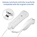 Aukuoy 2-Pack Nunchuk Controller für Wii, Remote Nunchuk Jostick Game Controller Kompatibel mit Nintendo Wii und Wii U Videospiel Gamepads
