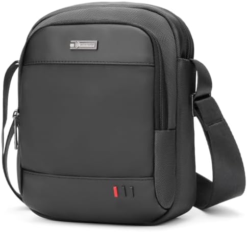 Arctic Hunter Sling Bag for Men Small Side Bag Stylish Crossbody Bag for 8-inch iPad Premium Mobile Bag 1680D Polyester Water-Resistant Shoulder Bag for Office Business Casual