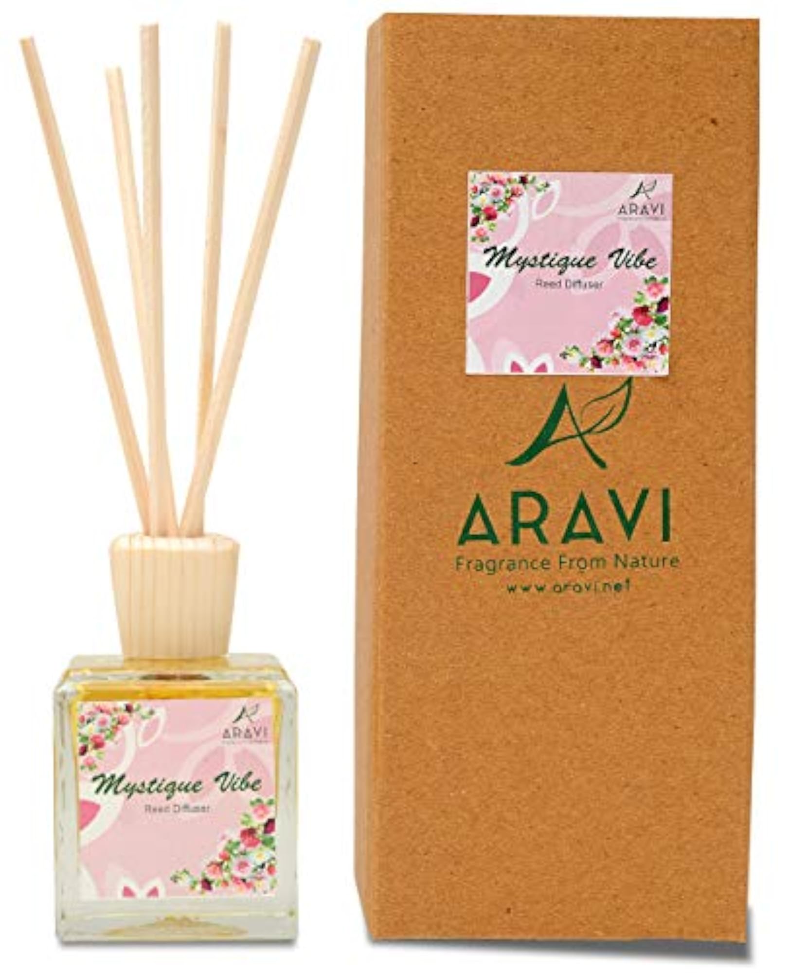 Aravi Fragrance from Nature Mystique Vibe Reed Diffuser