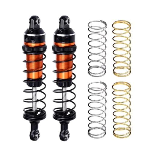 Image of Shock Absorbers Parts For Traxxas For Mini For Maxx 107154-1 87mm Metal Alloy Front Rear Shock Absorbers 7075 3760 10765 Rc Car Monster Truck Parts(Orange)