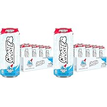 GHOST Energy Drink,Merica Pop,16oz Cans - Energy & Focus & No Artificial Colors - 200mg of Natural Caffeine,L-Carnitine-& Taurine - Gluten-Free-& Vegan,Pack of 24