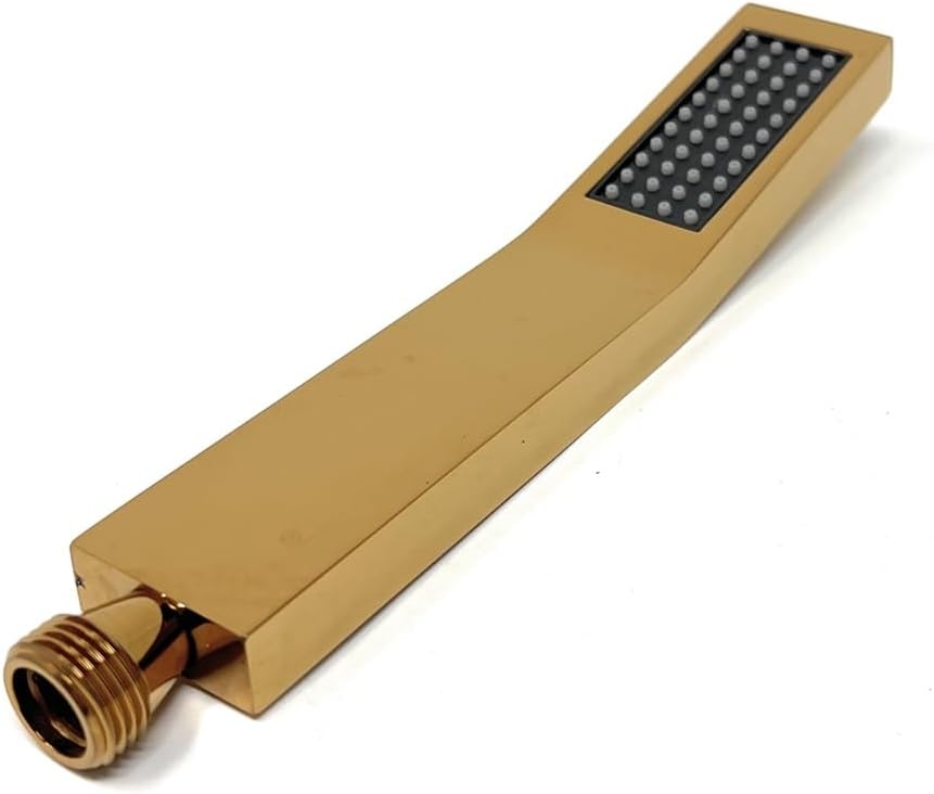 Cascada Contemporary Brass High Pressure Hand Held Shower | Single Setting Hand Shower (Rose Gold)