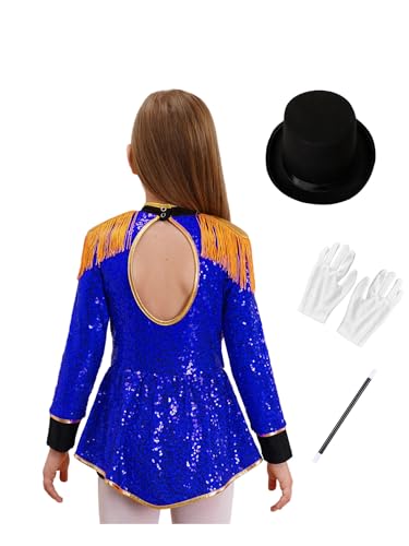 Disfraz completo niña 14 años azul circo miniatura 2