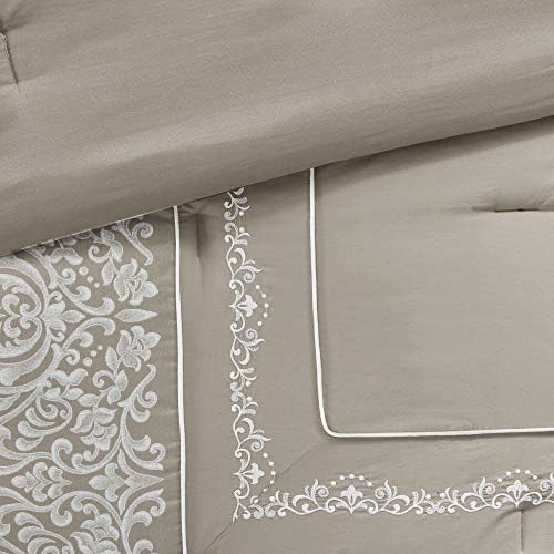 Woolrich Winter Hills Reversible Quilt Set - Cottage Styling Reversed to Solid Color, All Season Lightweight Coverlet, Cozy Bedding Layer, Matching Shams, Oversized King/Cal King, Plaid Tan 3 Piece - Image 15