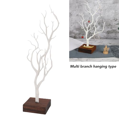 Zisemeil Support d'arbre à Bijoux, Présentoir Multi-Branches pour Boucles d'oreilles, Colliers et Bagues avec Base Stable, pour Les Boutiques, la Décoration Intérieure, L'organisation de – vue 3