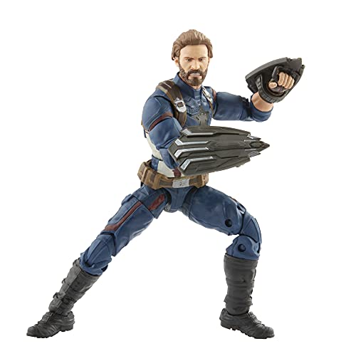 Marvel Legends Series Saga do Infinito Design Especial, Figura de 15 cm - Capitão América - F0185 -