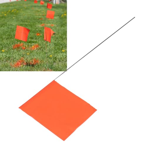 Drapeaux de marquage pour cour de construction | Solution 100 pièces anti-perte de repère