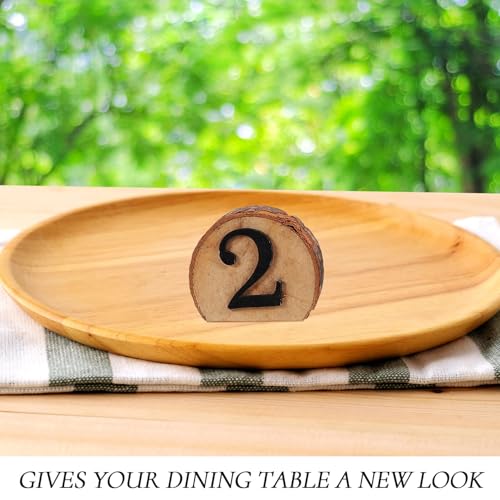 Numéros de table en bois 1 à 10 DOITOOL pour réception de mariage - 3