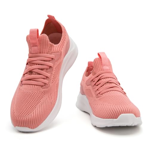 Image of DLWKIPV Womens Slip on Walking Tennis Shoes for Women Work Running Athletic Gym Sports Sneakers Lightweight Casual Shoe