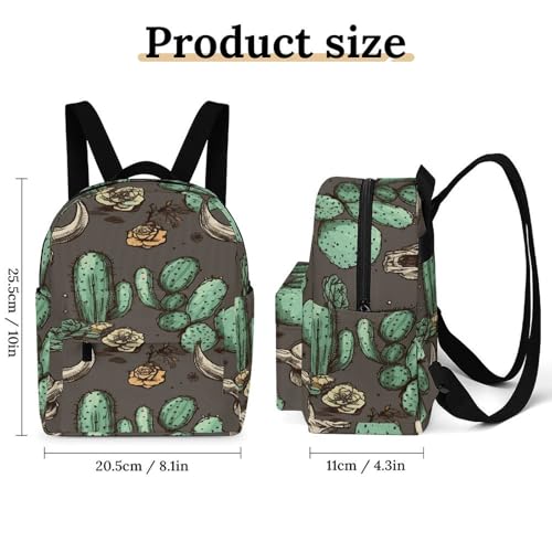 Bolsa para laptop mujer impermeable con diseño calavera de toro 2